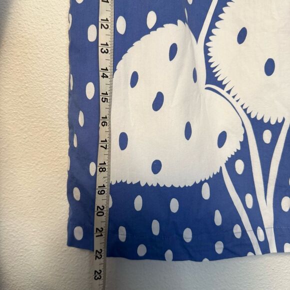 Boden Floral Blue & White Polka Dot Skirt Size 4R - Picture 3 of 8